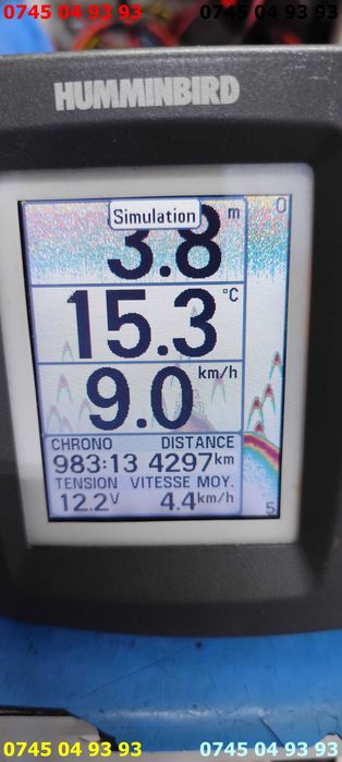 sonar HUMMINBIRD 383CX perefect functional  vinde ca in poze fara fire