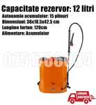 Pompa Stropit Vermorel Pulverizator Electrica 12 L Livrare Gratuita