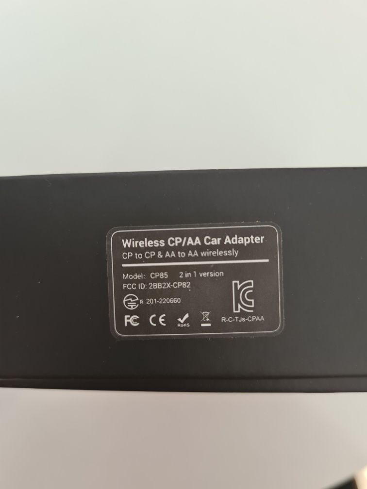 Adaptor android auto/ Carplay wireless Nou
