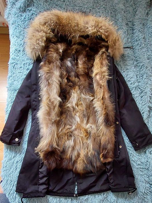 Парка на меху для девочки