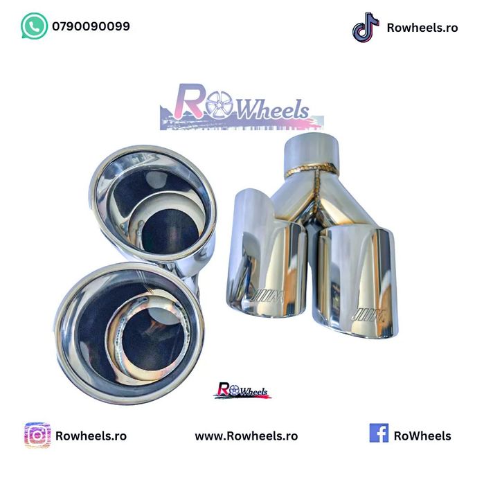 Ornamente tobe Tips evacuare M5 duble BMW E60 E61 F10 F11 F12 F13 M5 BMW G20 G30 G11 G12