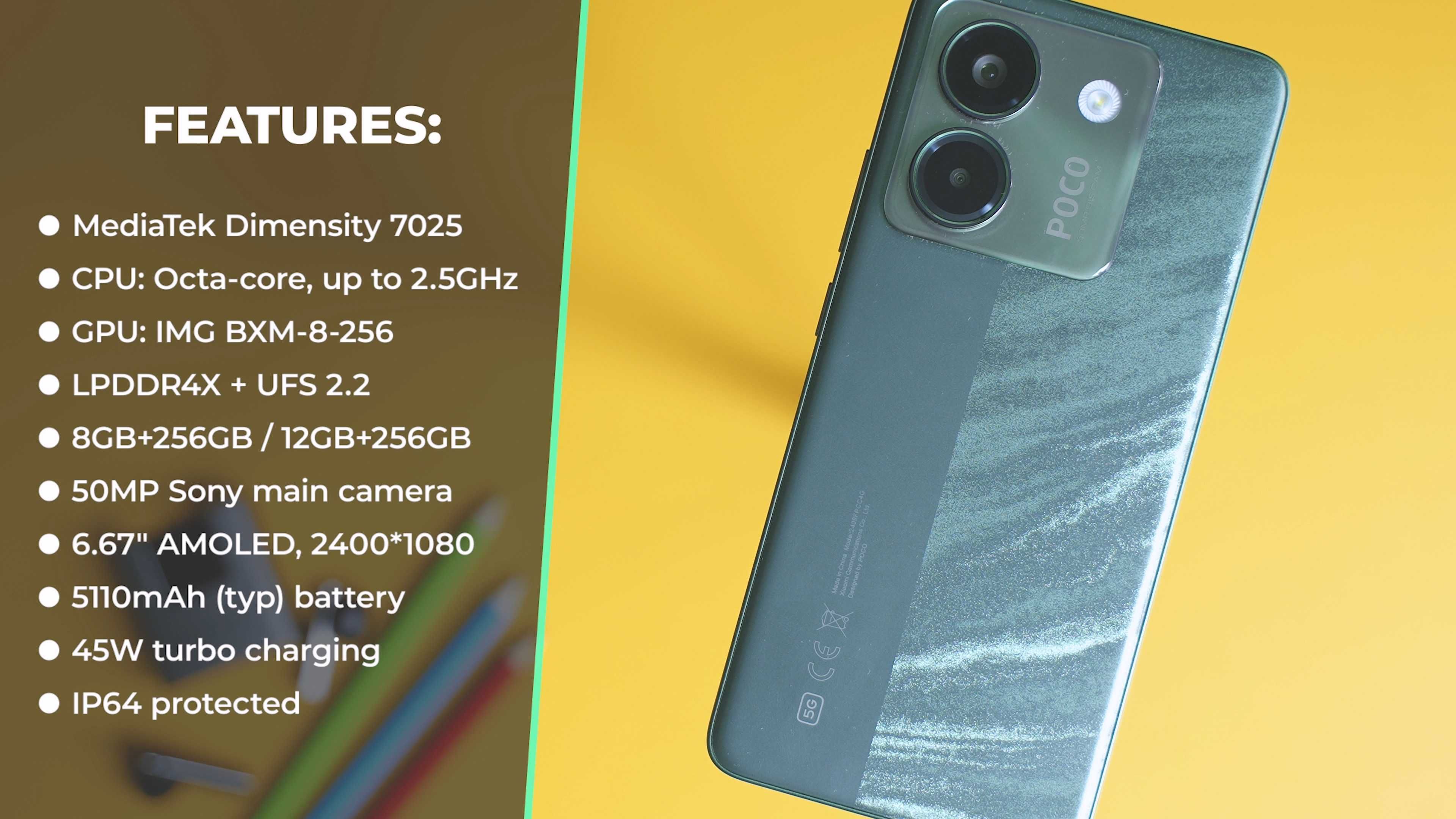 POCO M7 Pro + ОРИГИНАЛНО зарядно