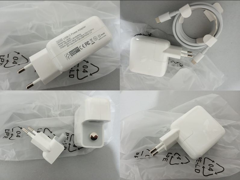 macbook зарядка блок питания 29W 30W штекер Type-c