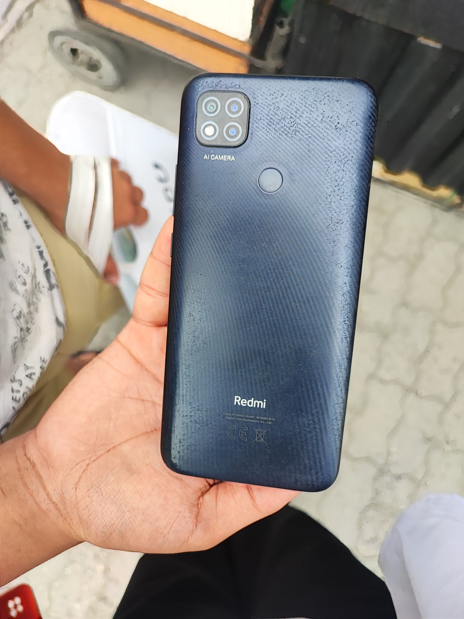 Redmi 9C с чехлом, с защиткой, без документов