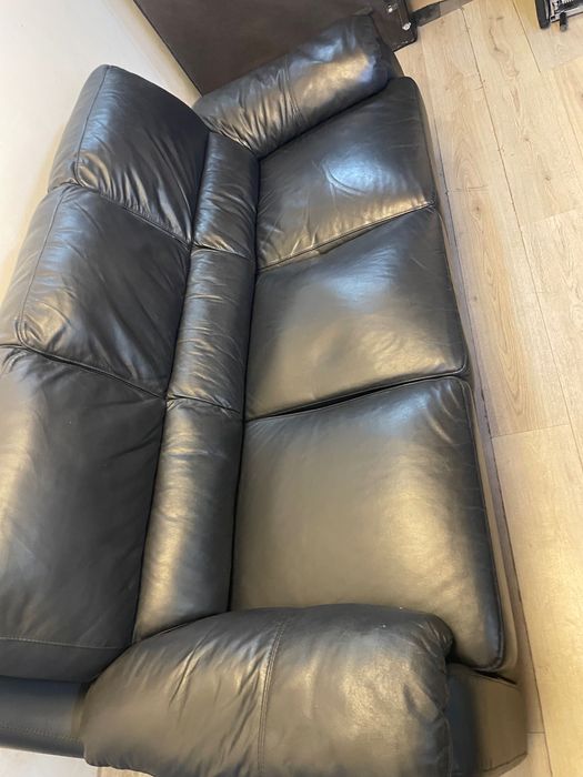 Кожен диван*БЕЗПЛАТНА ДОСТАВКА(за цялата страна)3-местен кожен диван