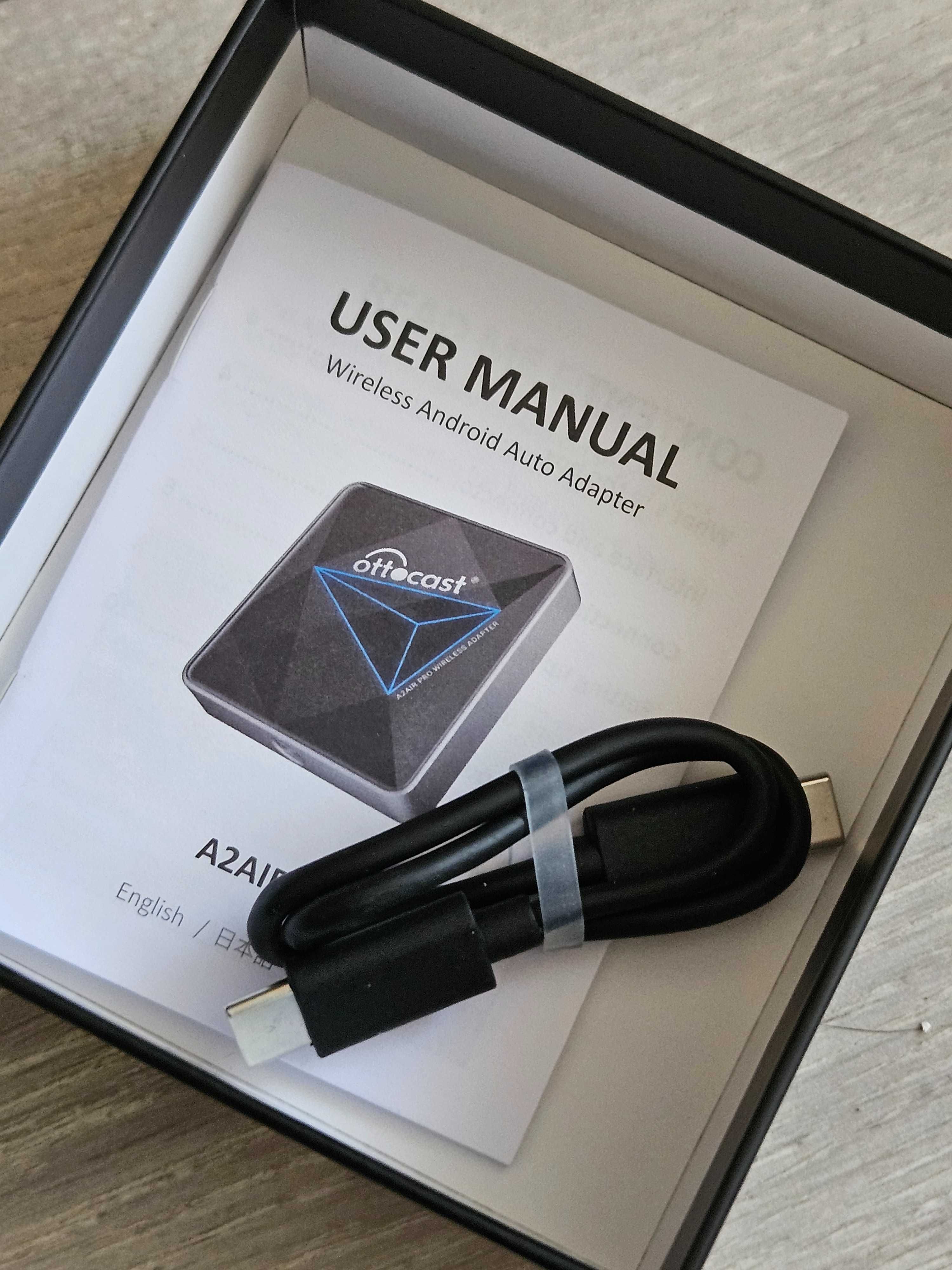 Adaptor wireless, compatibil cu Android Auto, OTTOCAST A2-Air Pro