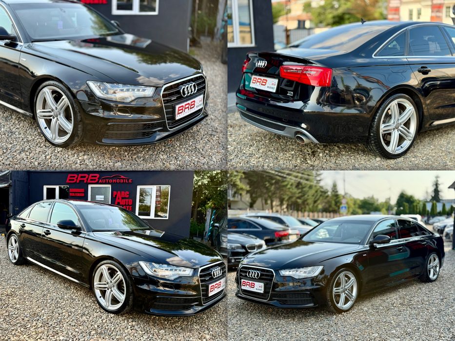 • Audi A6 2013 • 3.0 Bitdi 313 cp / 3 x S-Line / Parc Auto Rate •