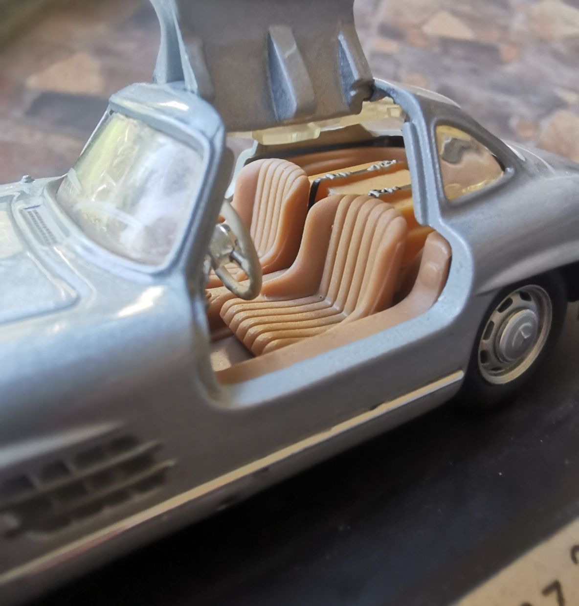 Mercedes 300sl метална количка играчка