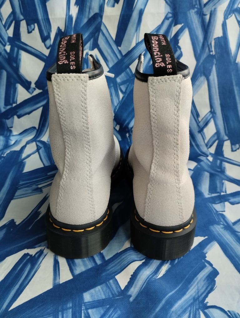 Dr Martens - 1460 Bejewelled Боти Кубинки Естествена Кожа Номер  37