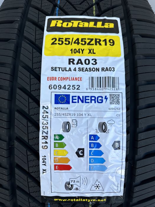 Всесезонен спорт пакет ROTALLA 235/50R19 103W XL 255/45R19 104Y XL
