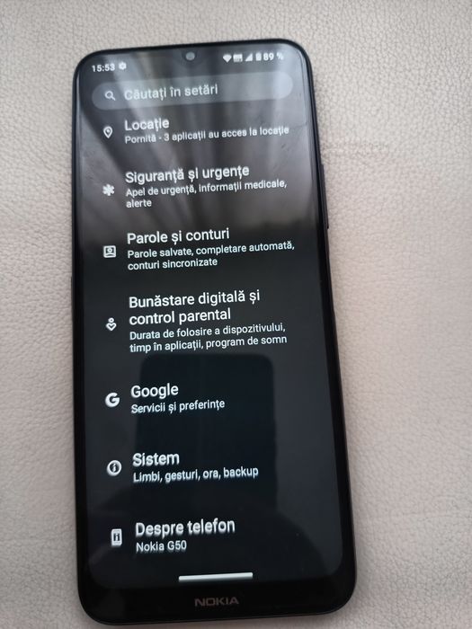 URGENT!Vand Nokia G50 ,LTE si 5G culoare Ocean Blue.