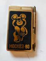 Книжка блокнот СССР олимпийский мишка