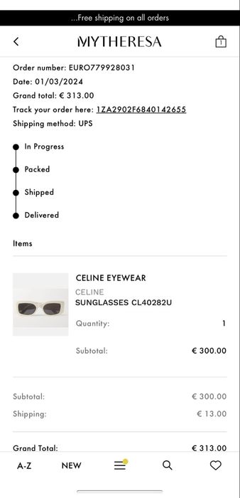 Celine очила бели