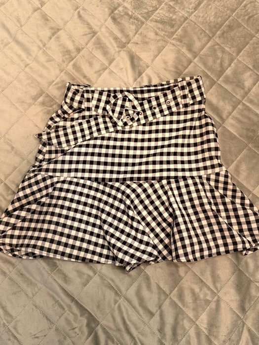 Къса карирана пола ZARA