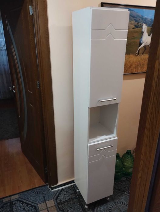 Dulap tip turn 2 usi si 1 raft,  alb