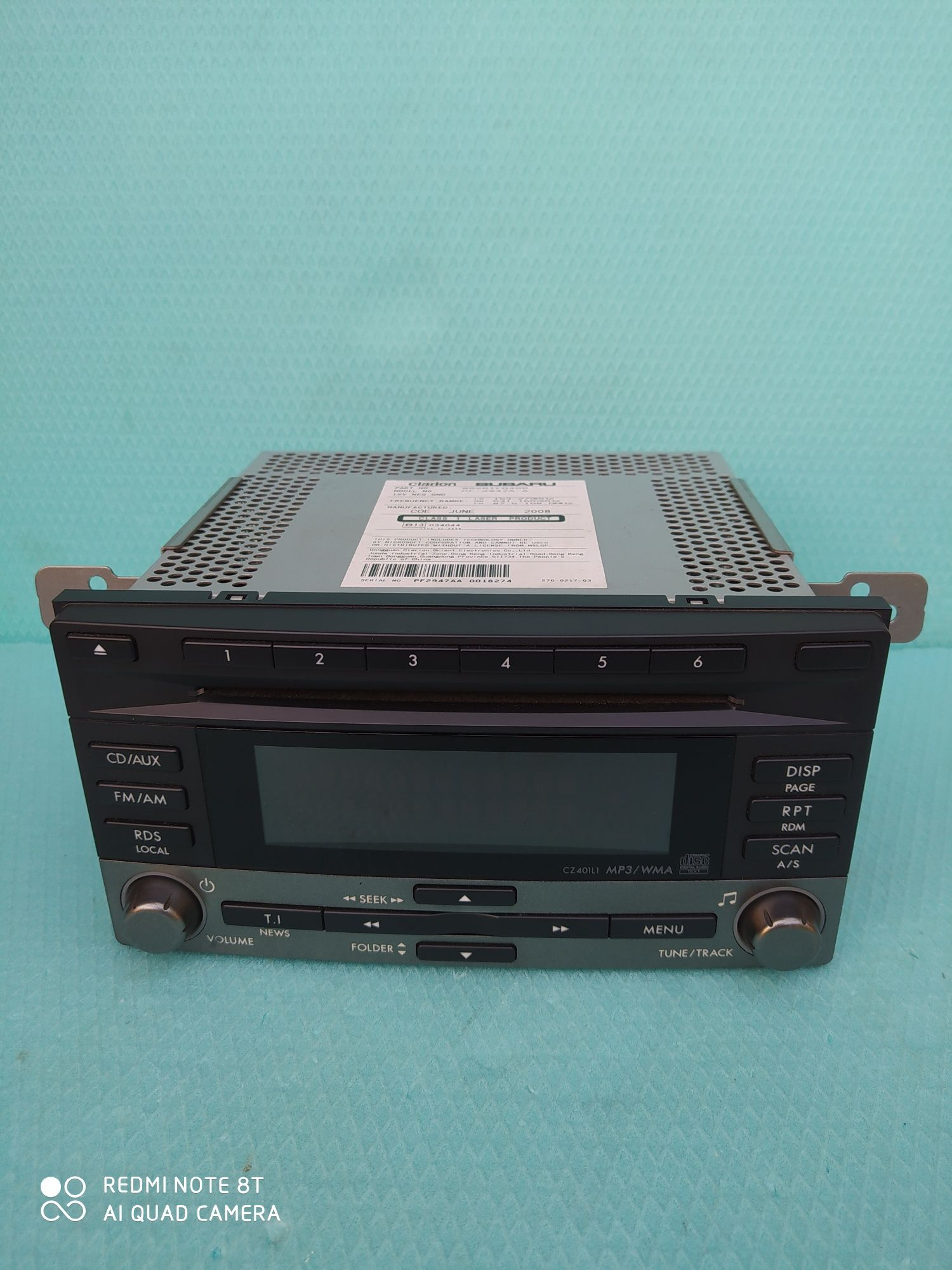 Clarion SUBARU PF-2947A-A MP3 плейър