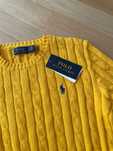 Vând pulover NOU cu eticheta Polo Ralph Lauren pe galben
