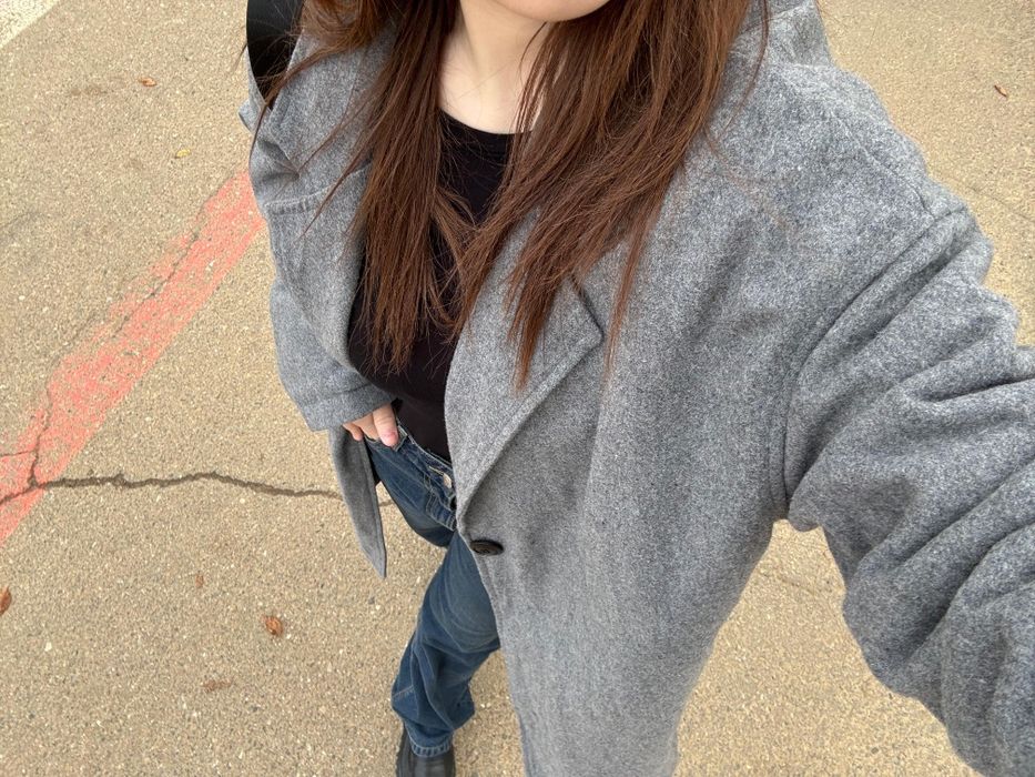 Пальто теплая осень зима