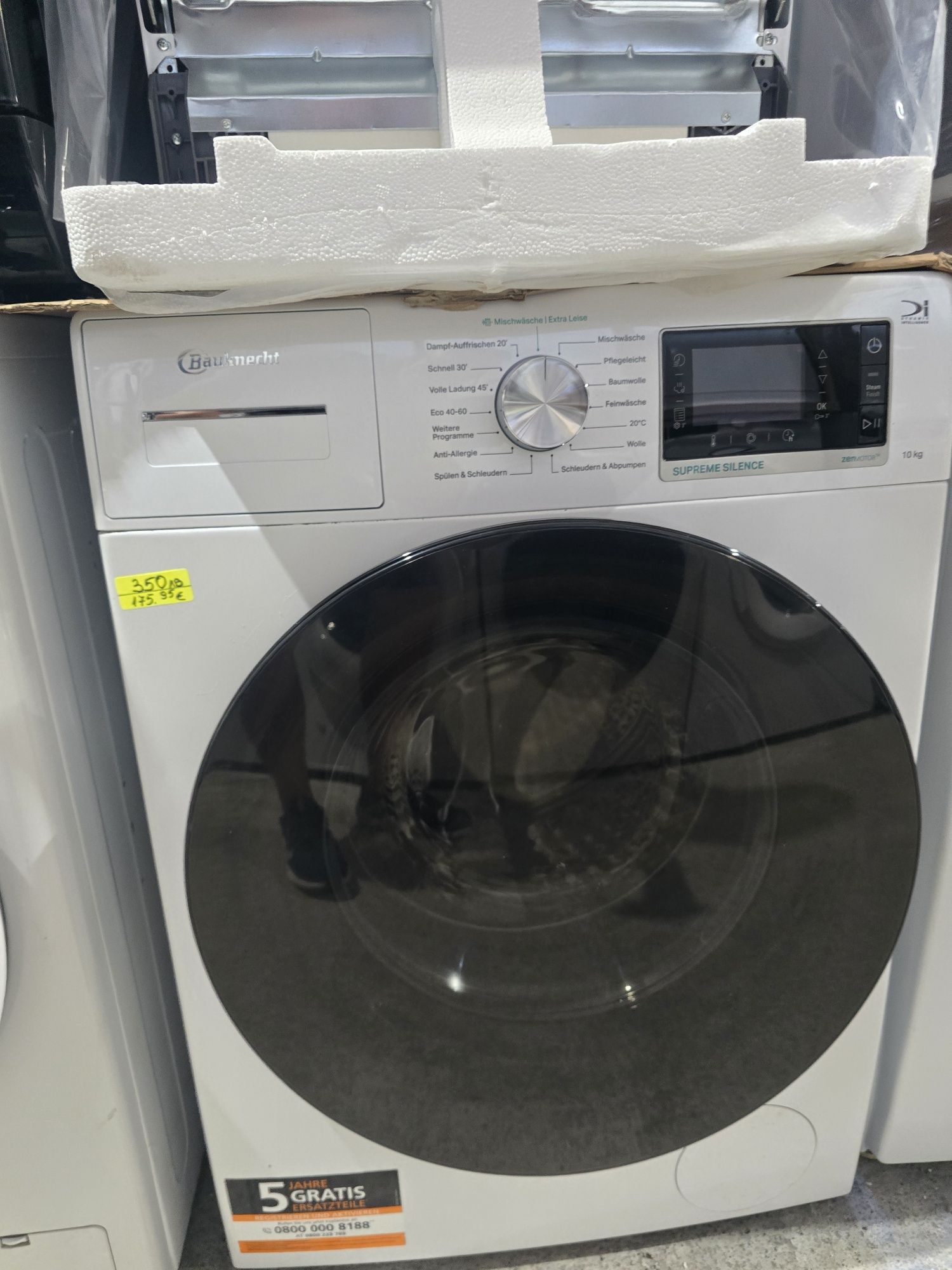 10 кг Инверторна Direct Drive пералня с пара Bauknecht