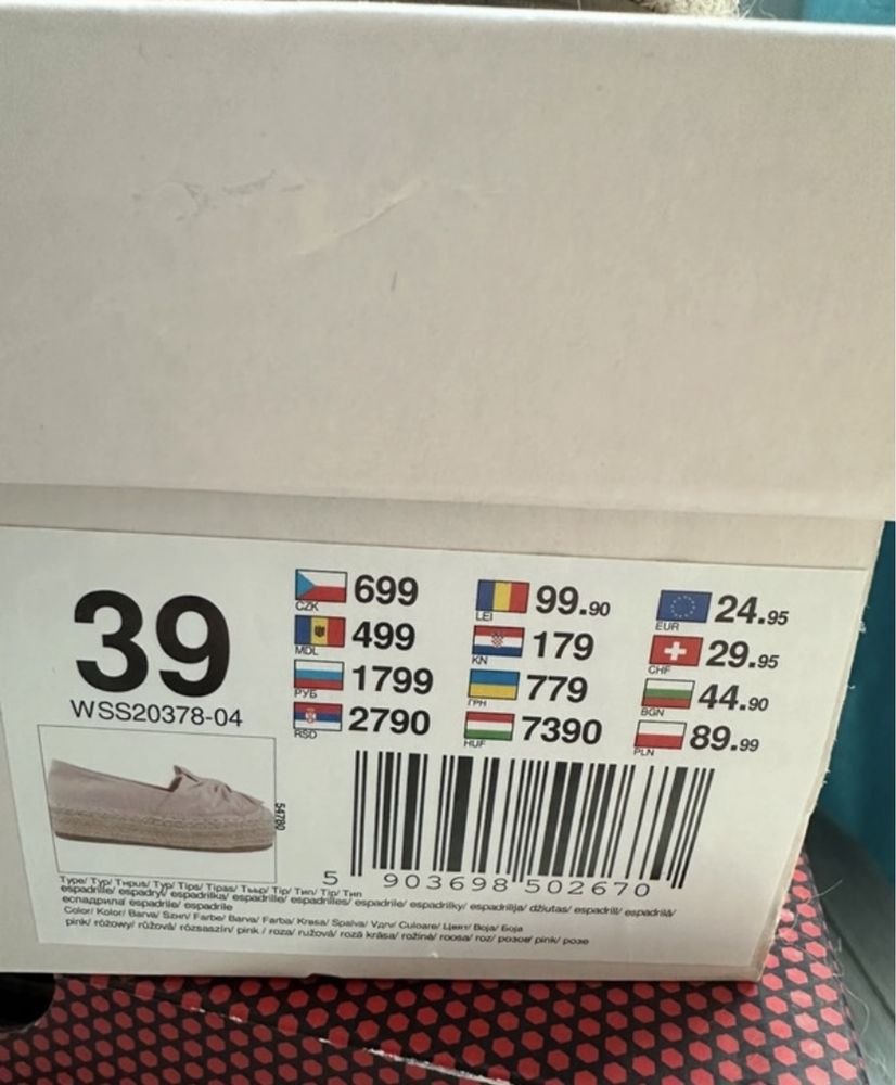 Espadrile nr 39 CCC