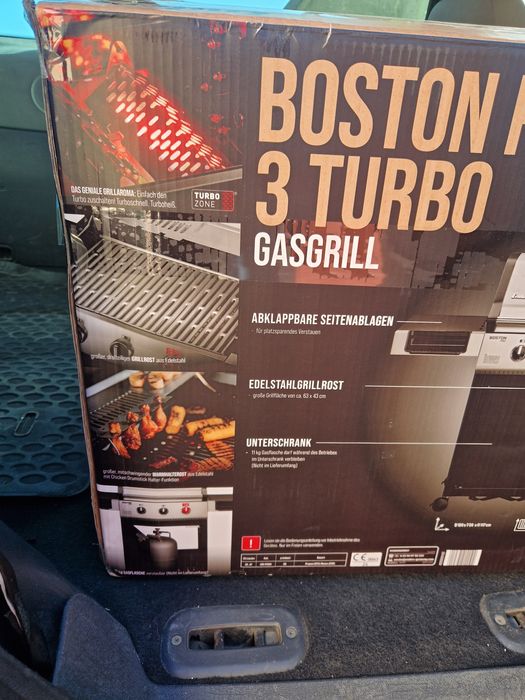 Gril Gratar Enders Boston Pro 3 Turbo Gaz Grill nou nout la cutie