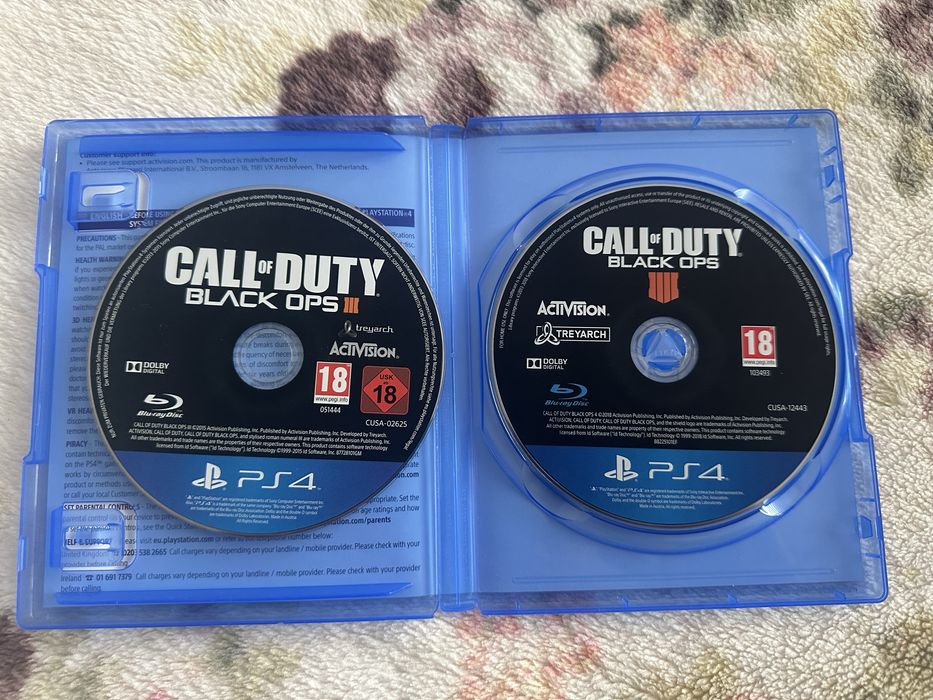 Jocuri ps4 Call of duty black ops 3 și 4