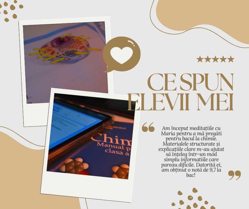 Pregătire pentru Admiterea la Medicină și Bacalaureat