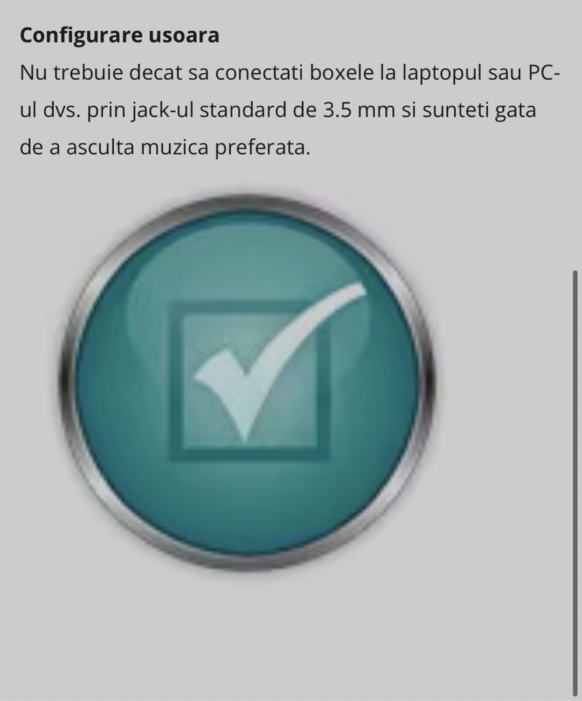 Boxe logitech fara adaptor