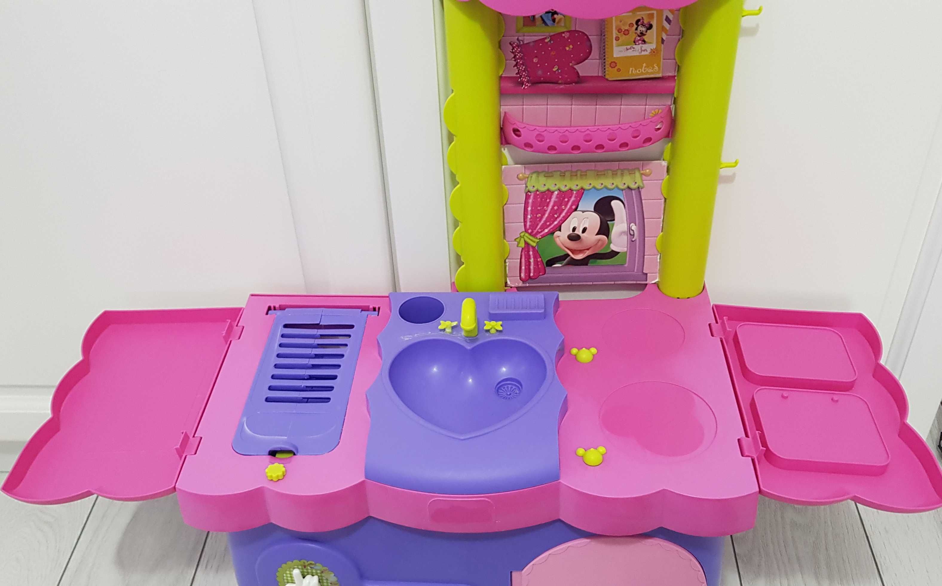 Bucătărie de joacă, pentru copii, de culoare Roz / Mov