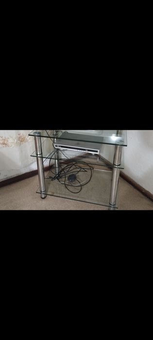 Продам стеклянную тумбу