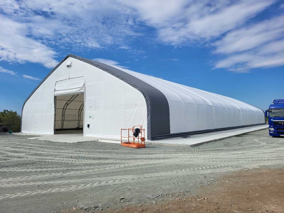 Cort industrial, tip hală 21 x 61