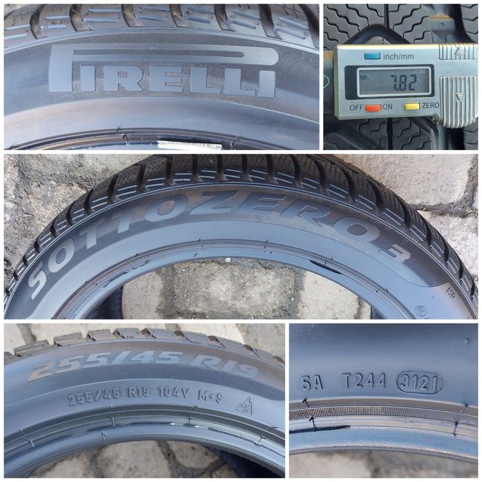 O bucată 255/45 R19 M+S iarnă - una Pirelli Goodyear