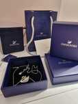 Lănțișor Swarovski Iconic Swan Necklace, White, Rhodium Plating