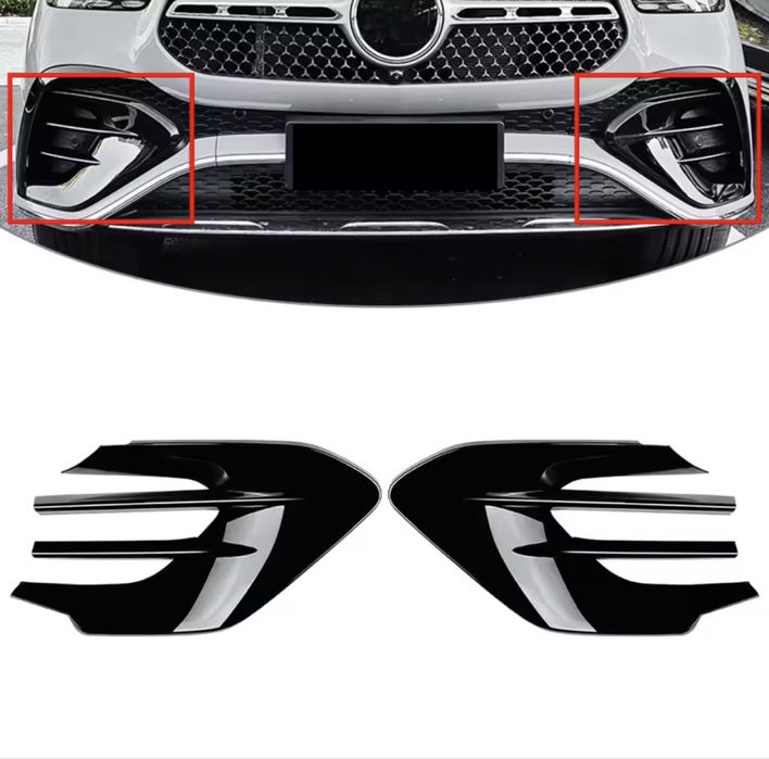 Set grile AMG Mercedes GLE GLS Full Black negru lucios 2020+