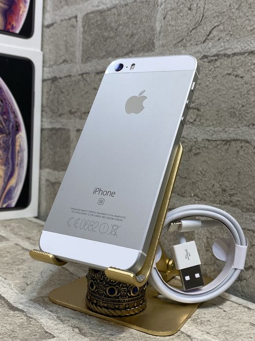 *RARITATE*  iPhone SE Silver / Baterie 96% / ȚIPLĂ 