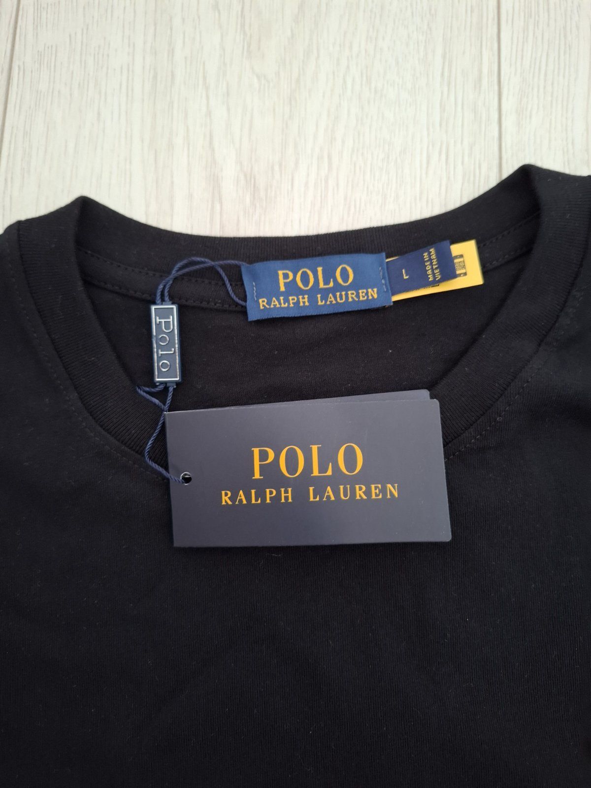 Черна тениска Ralph Lauren, М-ка
