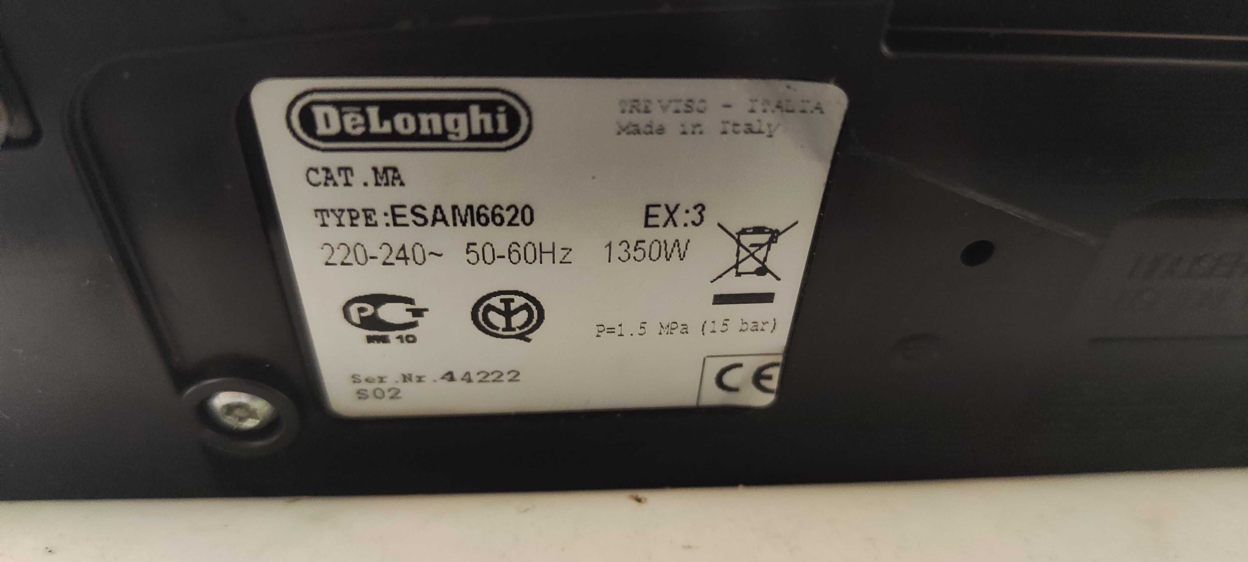 Espressor Automat  DeLonghi PrimaDonna ESAM6620 Aparat cu Cafea Boabe