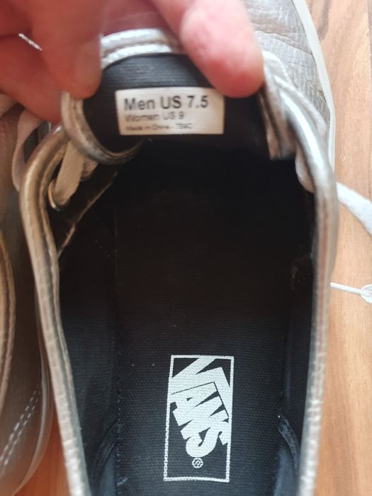 Vans old school, argintii, 39