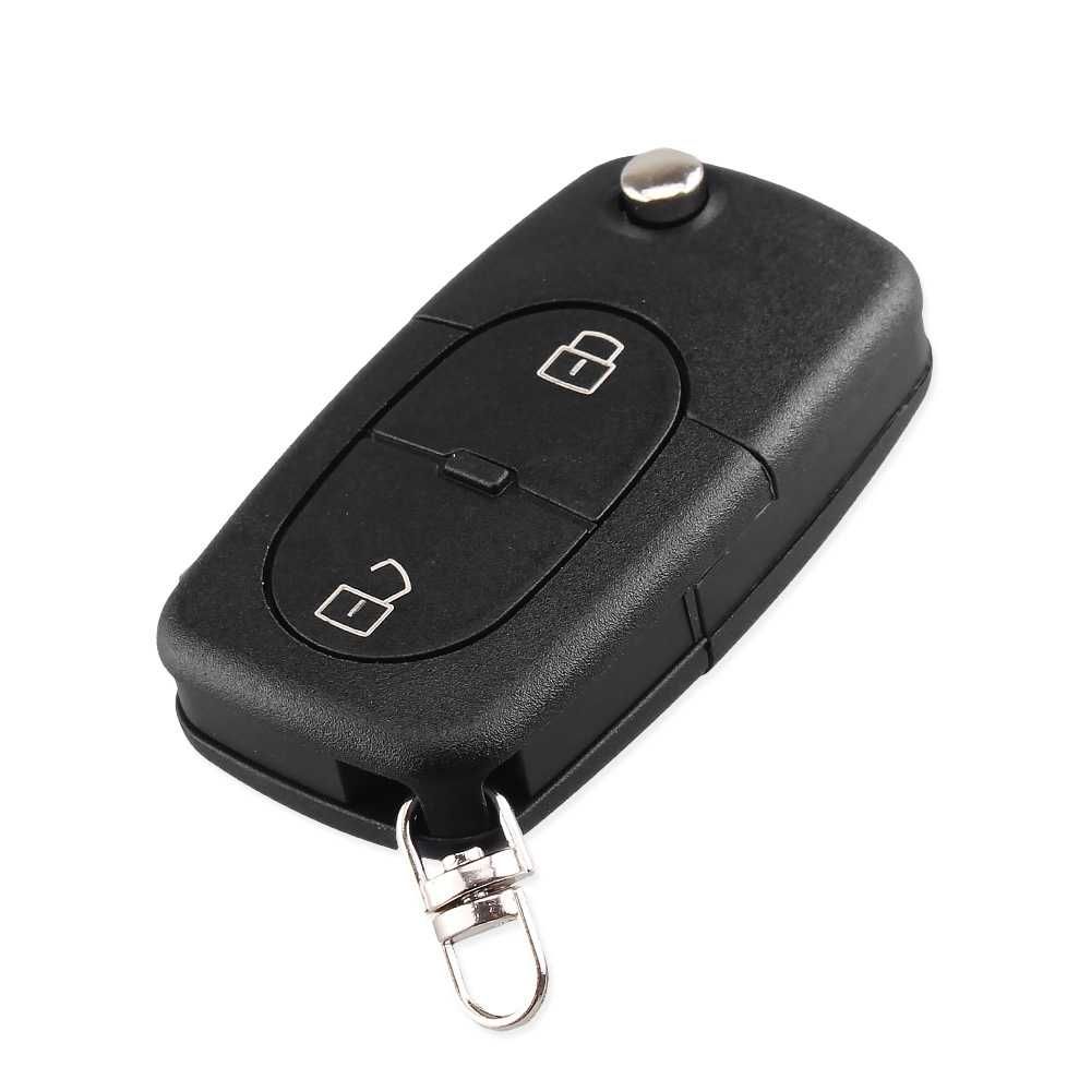 Кутийка за сгъваем ключ за Audi с 2 бутона (батерия CR1620/CR2032)!