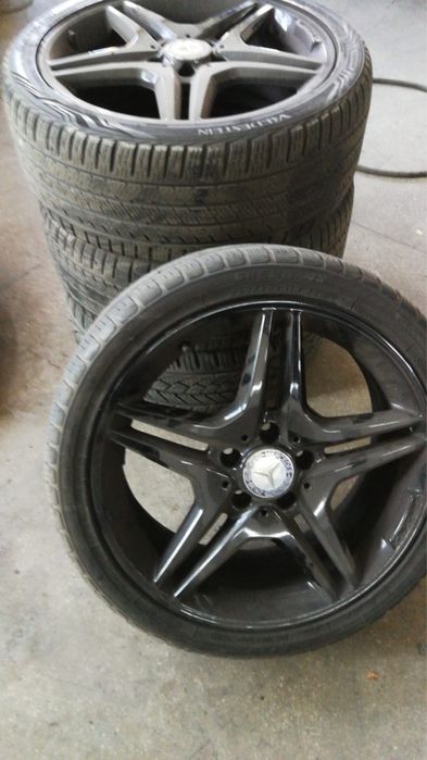 Jante + anvelope de iarna Mercedes 18 AMG