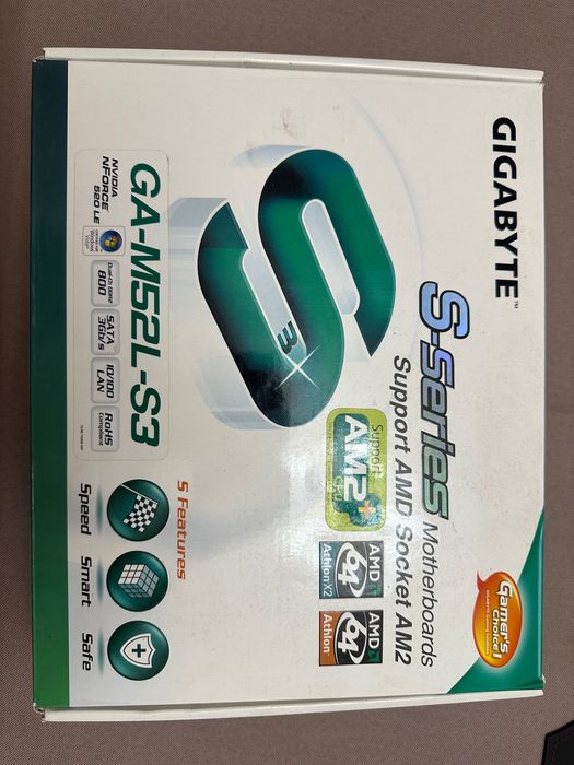 Placa de baza Gigabyte GA-M52L-S3