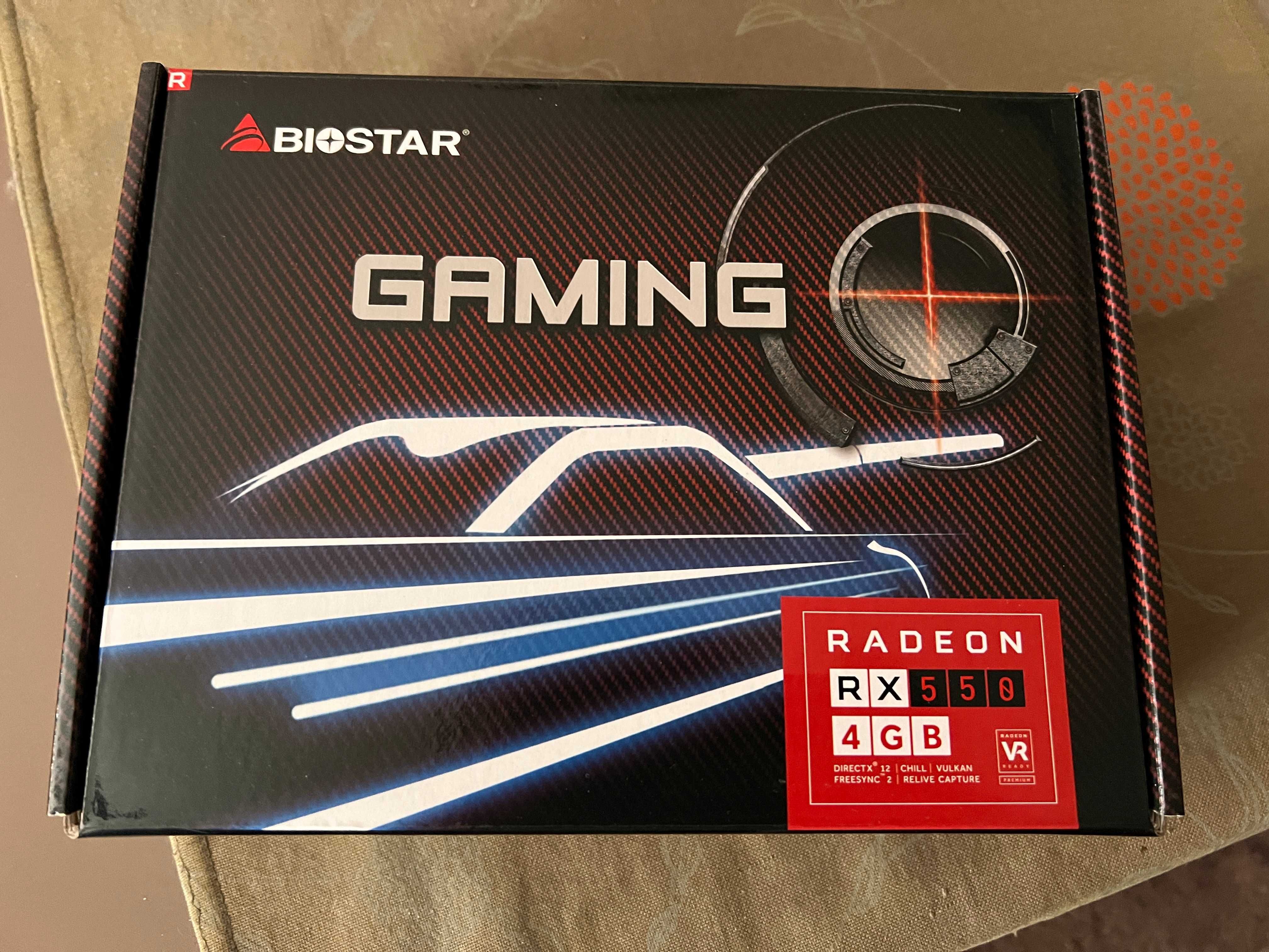 Продавам Нова BIOSTAR ATI Radeon RX550 4GB Gaming