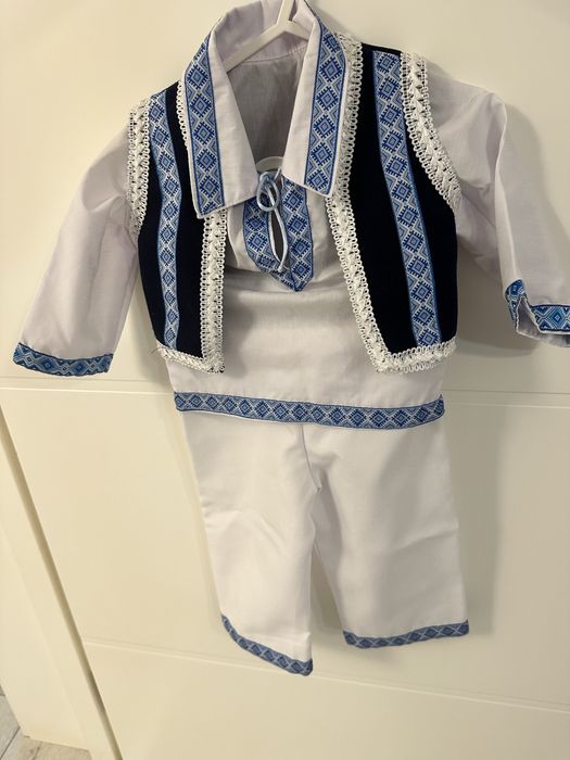 Costum national baieti, 6l -1 an (masura 74). NOU