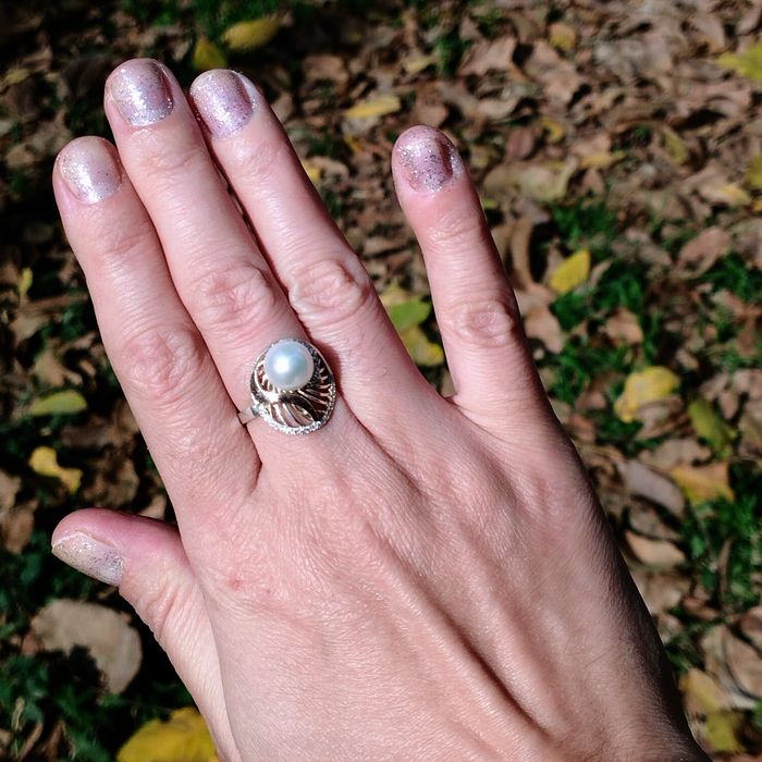 ЗОЛОТО+серебро+жемчуг