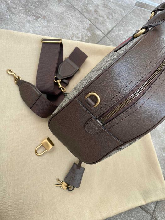 Geanta GUCCI Originala Ophidia Gucci Supreme Canvas Bowling Savoy GG