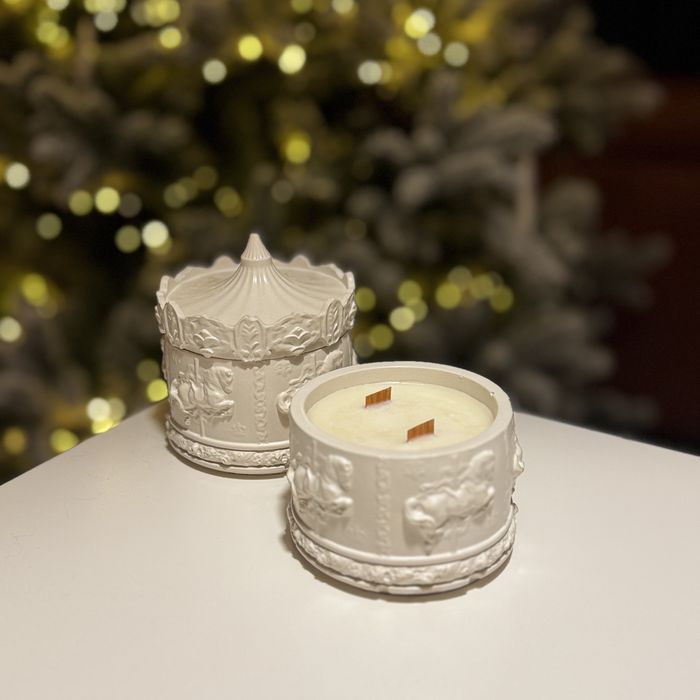 Lumanare handmade din ceara de soia