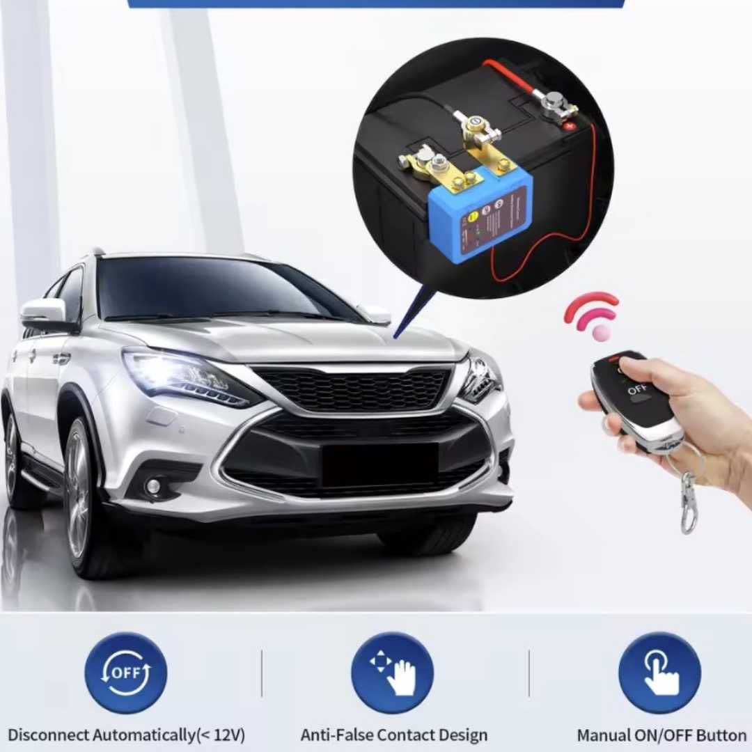 Дистанционен Прекъсвач на Акумулатора 12V 240A, кола, лодка, каравана