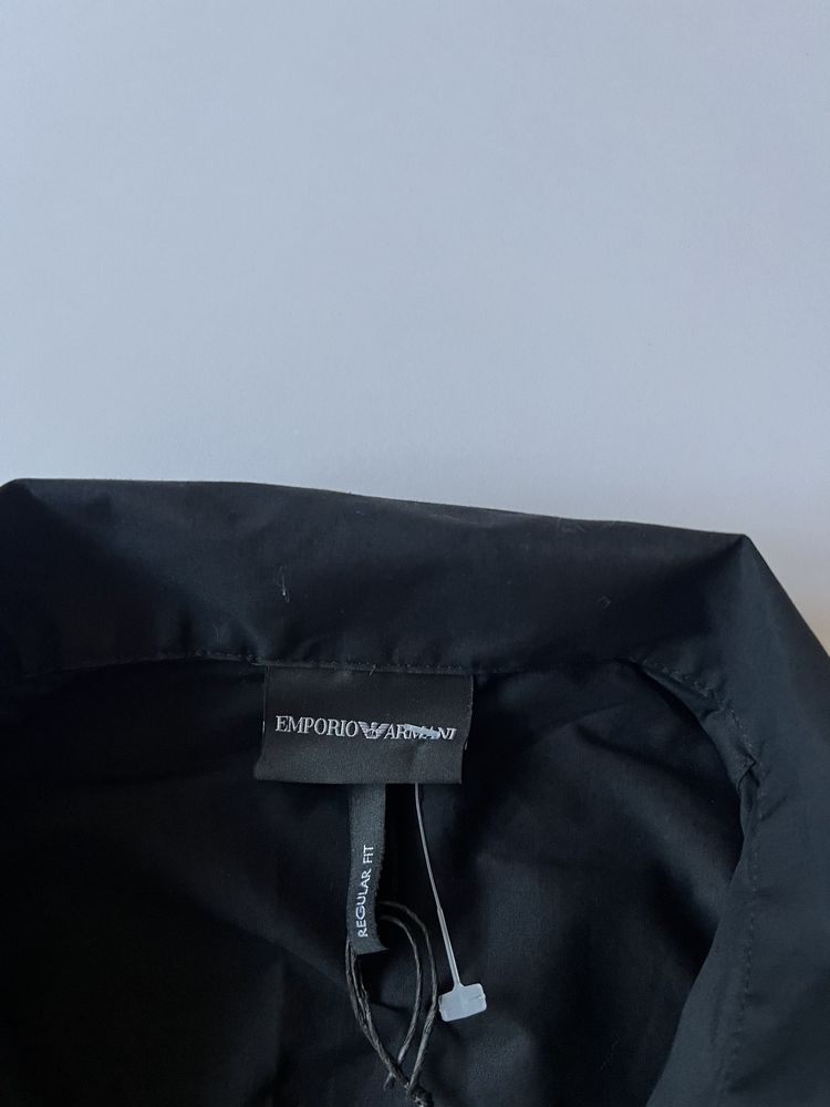 Emporio Armani : Stretch Cotton Loose Fit Zipper Shirt M / Оригинал