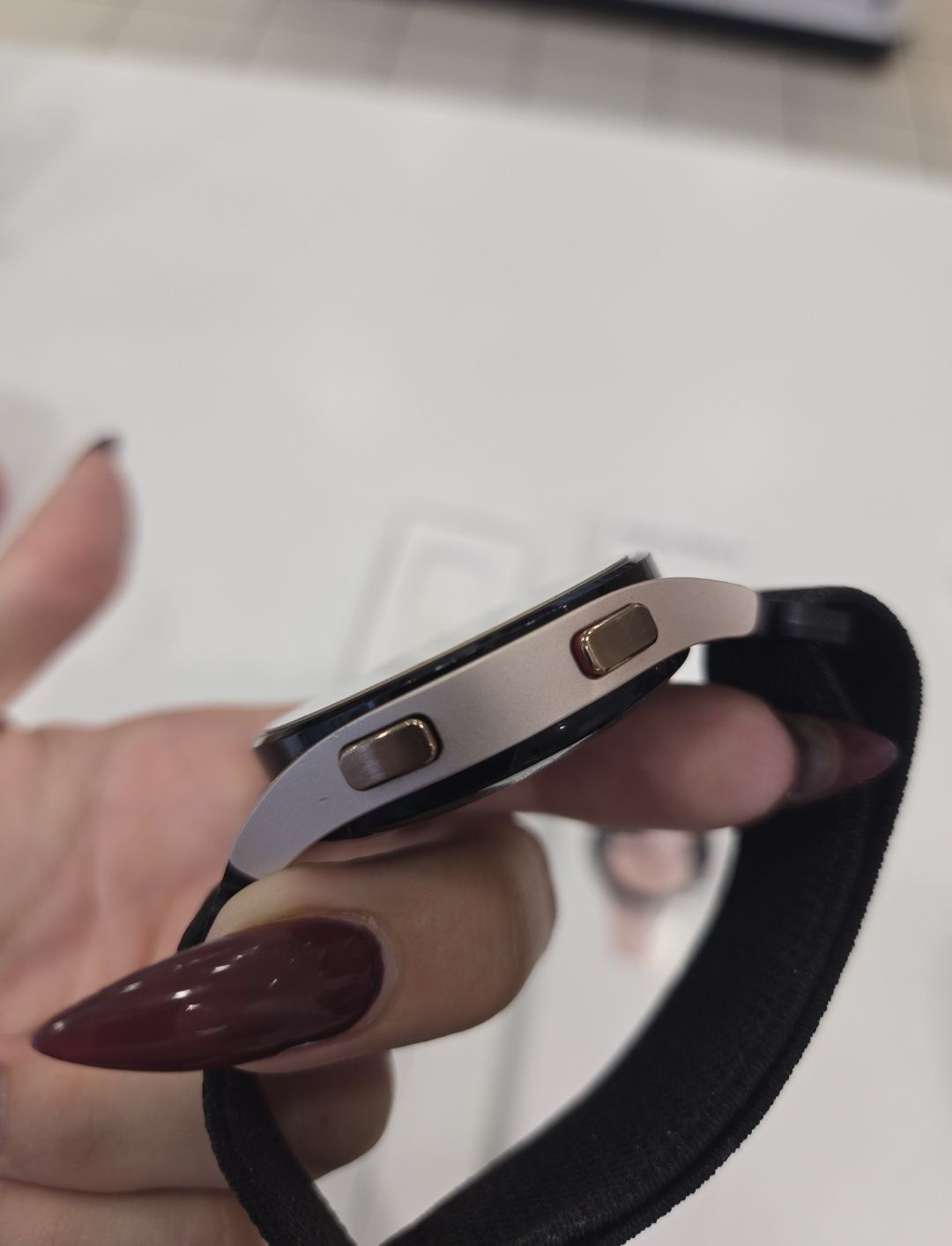 Galaxy Watch 4 rose gold + curele smartwatch samsung