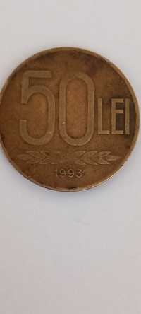 Vând moneda 50 lei an 1993
